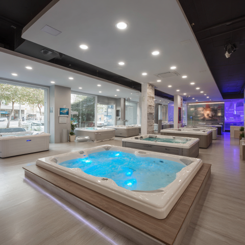 Catalonia Aqua te invita a descubrir la armonía del agua con el diseño innovador del jacuzzi J215.